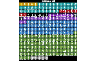 UNIQUE - Skull Ranger , Crystal  [236 Skins, 50 Vbucks, 244 Axes, 248 Emotes, 200 Gliders and MORE!]