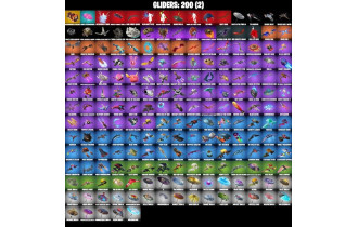 UNIQUE - Skull Ranger , Crystal  [236 Skins, 50 Vbucks, 244 Axes, 248 Emotes, 200 Gliders and MORE!]