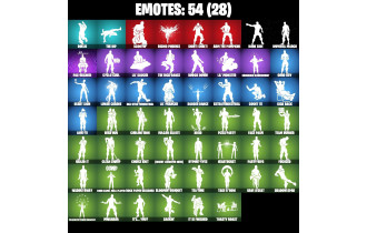 UNIQUE - Krisabelle, Polar Peely [33 Skins, 250 Vbucks, 52 Axes, 54 Emotes, 53 Gliders and MORE!]