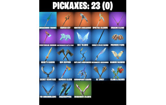 UNIQUE - Inferno Skeleton Balvin, Santa Dogg [19 Skins, 600 Vbucks, 23 Axes, 29 Emotes, 26 Gliders and MORE!]