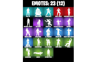 UNIQUE - Aura,  Erisa [24 Skins, 27 Axes, 23 Emotes, 37 Gliders and MORE!]