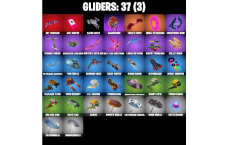 UNIQUE - Aura,  Erisa [24 Skins, 27 Axes, 23 Emotes, 37 Gliders and MORE!]