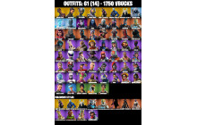 UNIQUE - Travis Scott , The Reaper  [45 Skins, 900 Vbucks, 37 Axes, 52 Emotes, 49 Gliders and MORE!]