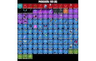 UNIQUE - Spidergwen (Stacy),  Emma Frost [98 Skins, 950 Vbucks, 123 Axes, 112 Emotes, 112 Gliders and MORE!]