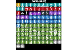 UNIQUE - Spidergwen (Stacy),  Emma Frost [98 Skins, 950 Vbucks, 123 Axes, 112 Emotes, 112 Gliders and MORE!]