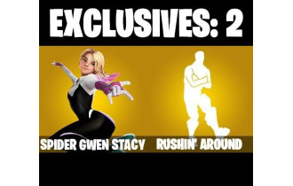 UNIQUE - Spidergwen (Stacy),  Emma Frost [98 Skins, 950 Vbucks, 123 Axes, 112 Emotes, 112 Gliders and MORE!]