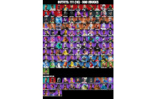 UNIQUE - Catwoman Zero, Rushin Around  [111 Skins, 900 Vbucks, 116 Axes, 120 Emotes, 95 Gliders and MORE!]