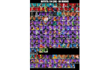 UNIQUE - Eddie Brock, Khaby Lame  [114 Skins, 50 Vbucks, 128 Axes, 115 Emotes, 100 Gliders and MORE!]