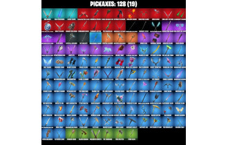 UNIQUE - Eddie Brock, Khaby Lame  [114 Skins, 50 Vbucks, 128 Axes, 115 Emotes, 100 Gliders and MORE!]