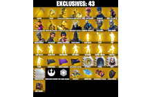 UNIQUE - Black Knight , AC/DC [141 Skins, 650 Vbucks, 152 Axes, 173 Emotes, 160 Gliders and MORE!]