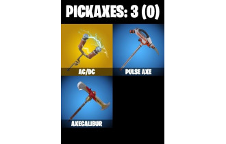 UNIQUE - Black Knight , AC/DC [4 Skins, 3 Axes, 9 Emotes, 10 Gliders and MORE!]