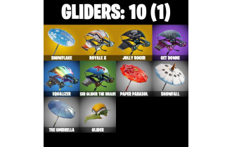 UNIQUE - Black Knight , AC/DC [4 Skins, 3 Axes, 9 Emotes, 10 Gliders and MORE!]