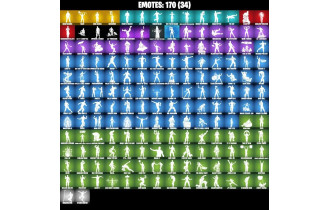 UNIQUE - Travis Scott, Astro Jack [198 Skins, 350 Vbucks, 212 Axes, 170 Emotes, 187 Gliders and MORE!]