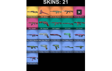 UNIQUE - Platinum 1 - 1x Knife Skin [18 Agents, 110 LVL,  Rgx 11z Pro Phantom and MORE!]