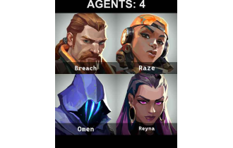 UNIQUE - Unranked - Arcane Sheriff  [4 Agents, 19 LVL, Prime Vandal and MORE!]