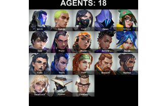 UNIQUE - Gold 2 - 5x Knife Skins [18 Agents, 117 LVL, 2x Rgx 11z Pro Skins and MORE!]
