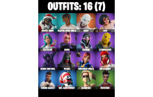 UNIQUE - Scorpion, Slayer Juice Wrld [16 Skins, 32 Axes, 18 Emotes, 28 Gliders and MORE!]