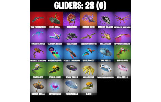 UNIQUE - Scorpion, Slayer Juice Wrld [16 Skins, 32 Axes, 18 Emotes, 28 Gliders and MORE!]