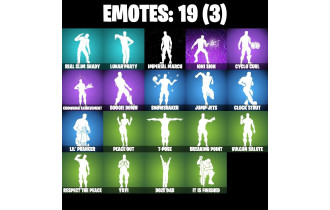 UNIQUE - Doom Slayer , Geralt Of Rivia [10 Skins, 300 Vbucks, 26 Axes, 19 Emotes, 30 Gliders and MORE!]