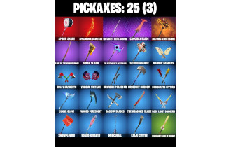 UNIQUE -  Polar Peely, Blizzabelle  [14 Skins, 600 Vbucks, 25 Axes, 19 Emotes, 28 Gliders and MORE!]