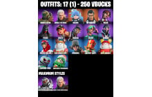 UNIQUE - Veronika, Doom Slayer [17 Skins, 250 Vbucks, 27 Axes, 23 Emotes, 26 Gliders and MORE!]
