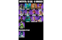 UNIQUE - T-60 Power Armor, Poseidon [13 Skins, 24 Axes, 27 Emotes, 18 Gliders and MORE!]