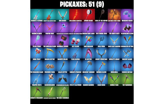 UNIQUE - Darth Vader, Eren Jaeger  [29 Skins, 300 Vbucks, 51 Axes, 43 Emotes, 48 Gliders and MORE!]