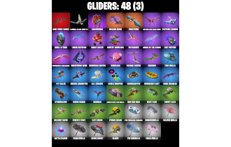 UNIQUE - Darth Vader, Eren Jaeger  [29 Skins, 300 Vbucks, 51 Axes, 43 Emotes, 48 Gliders and MORE!]