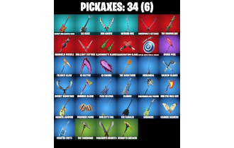 UNIQUE - Goku Black, Slayer Juice Wrld [23 Skins, 100 Vbucks, 34 Axes, 20 Emotes, 25 Gliders and MORE!]
