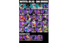 UNIQUE - Shadow Blade Hope, Raven Team Syd [25 Skins, 300 Vbucks, 31 Axes, 21 Emotes, 19 Gliders and MORE!]
