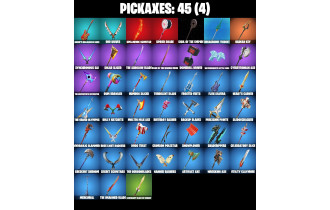 UNIQUE - Polar Peely, Blizzabelle  [20 Skins, 45 Axes, 31 Emotes, 50 Gliders and MORE!]