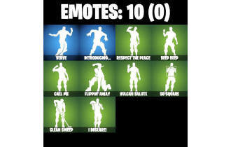 UNIQUE - Rust Bucket , Blue Team Leader [8 Skins, 11 Axes, 10 Emotes, 18 Gliders and MORE!]