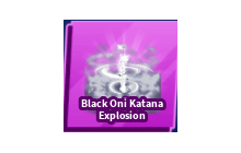 Black Oni Katana Explosion [Blade Ball]