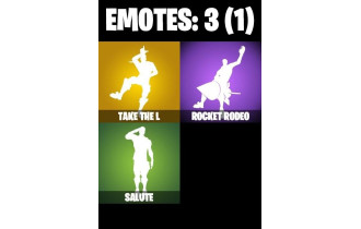 UNIQUE - Take The L [2 Skins, 1 Axes, 3 Emotes, 5 Gliders and MORE!]