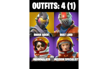 UNIQUE - Rogue Agent, Take The L [4 Skins, 3 Axes, 7 Emotes, 8 Gliders and MORE!]