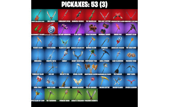 UNIQUE - Blue Striker, Peelverine [41 Skins, 200 Vbucks, 53 Axes, 59 Emotes, 53 Gliders and MORE!]