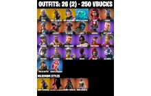 UNIQUE - Havoc, Take The Elf [26 Skins, 250 Vbucks, 15 Axes, 25 Emotes, 21 Gliders and MORE!]