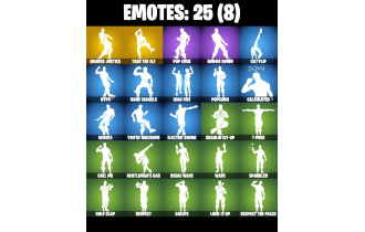 UNIQUE - Havoc, Take The Elf [26 Skins, 250 Vbucks, 15 Axes, 25 Emotes, 21 Gliders and MORE!]