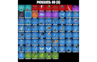UNIQUE - Trilogy, Poseidon [32 Skins, 750 Vbucks, 69 Axes, 44 Emotes, 59 Gliders and MORE!]