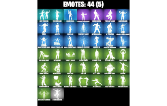 UNIQUE - Trilogy, Poseidon [32 Skins, 750 Vbucks, 69 Axes, 44 Emotes, 59 Gliders and MORE!]