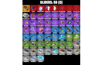 UNIQUE - Trilogy, Poseidon [32 Skins, 750 Vbucks, 69 Axes, 44 Emotes, 59 Gliders and MORE!]
