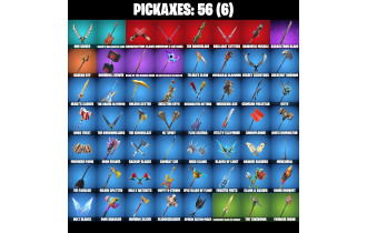 UNIQUE - Crystal, Emma Frost [30 Skins, 1050 Vbucks, 56 Axes, 32 Emotes, 56 Gliders and MORE!]