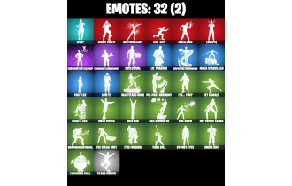 UNIQUE - Crystal, Emma Frost [30 Skins, 1050 Vbucks, 56 Axes, 32 Emotes, 56 Gliders and MORE!]