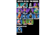 UNIQUE - Underworld Desdemona, Gold Blooded Ace [15 Skins, 700 Vbucks, 54 Axes, 41 Emotes, 50 Gliders and MORE!]