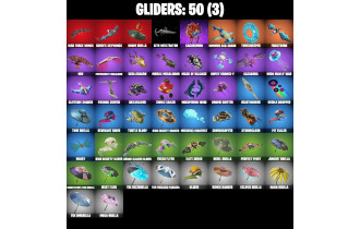 UNIQUE - Underworld Desdemona, Gold Blooded Ace [15 Skins, 700 Vbucks, 54 Axes, 41 Emotes, 50 Gliders and MORE!]