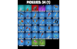 UNIQUE - Santa Dogg , Wastelander Magneto [20 Skins, 200 Vbucks, 34 Axes, 24 Emotes, 27 Gliders and MORE!]
