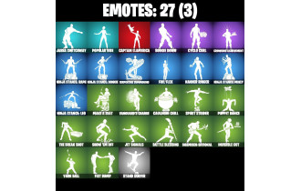 UNIQUE - The Night Rose, Jade [14 Skins, 700 Vbucks, 42 Axes, 27 Emotes, 31 Gliders and MORE!]