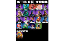 UNIQUE - The Dip, Point & Shoot  [19 Skins, 27 Axes, 24 Emotes, 33 Gliders and MORE!]