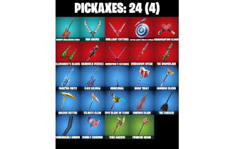 UNIQUE - Luke Skywalker,  [17 Skins, 100 Vbucks, 24 Axes, 16 Emotes, 15 Gliders and MORE!]