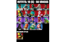 UNIQUE - Get Griddy, Bring it around [19 Skins, 50 Vbucks, 40 Axes, 30 Emotes, 33 Gliders and MORE!]